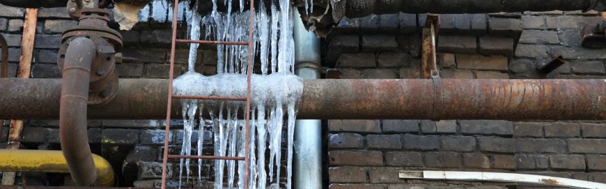 Frozen industrial pipes in Richmond, VA